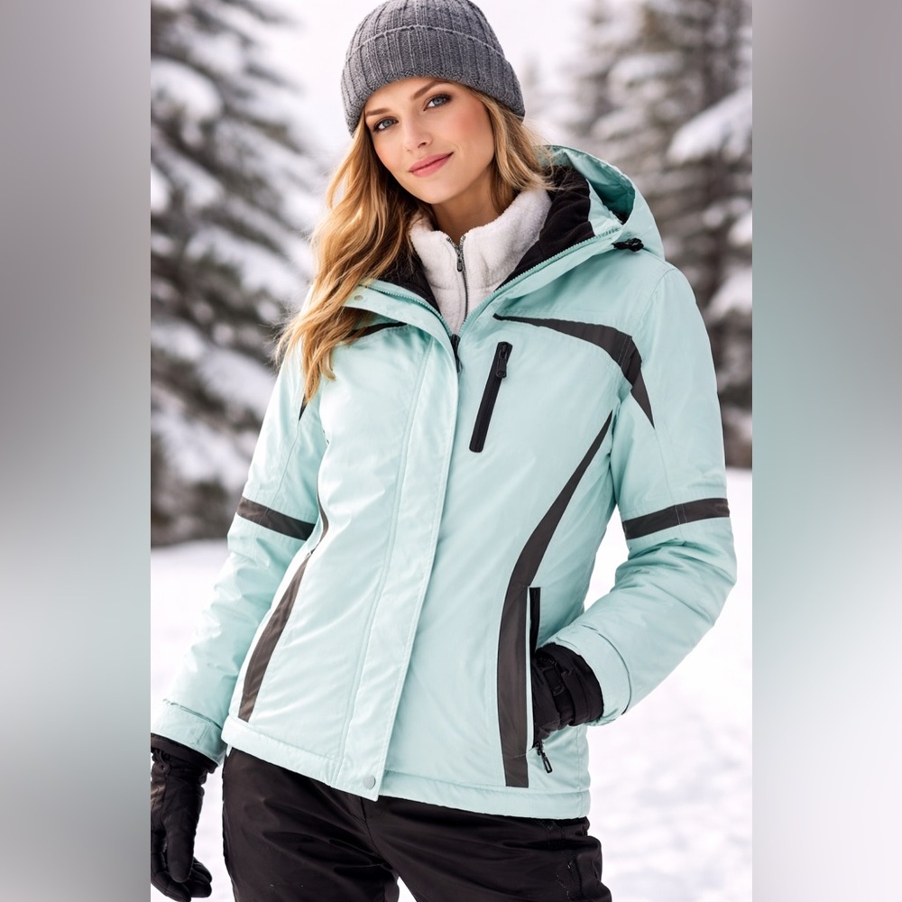 Rodeo Sports ATC&A Mint Waterproof Ski Jacket Womens Small Snowboard Winter Coat